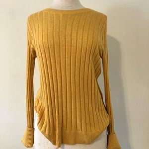 A New Day - Ribbed Sweater - Yellow